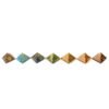 Chakra Pyramids Reiki Symbol Engraved set 25 mm - Orgone (7pcs) - Image 4