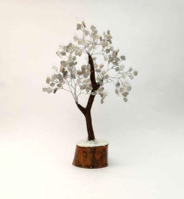 Charged Grey Moonstone Gemstone Tree